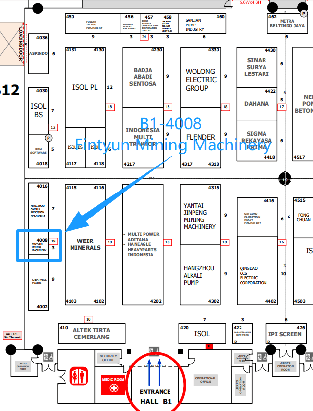The 23rd International mining & Mineral Recovery Exhibition B1 Hall