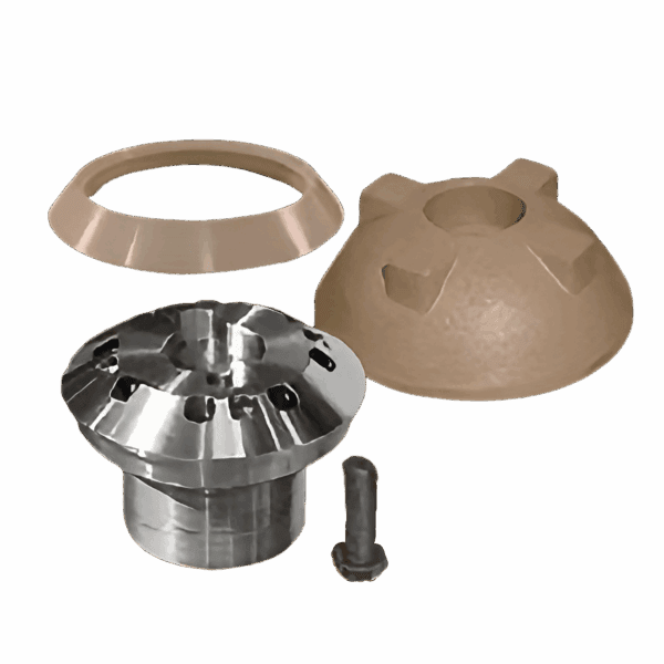 Компоненты питающей пластины конусной дробилки Metso серии HP