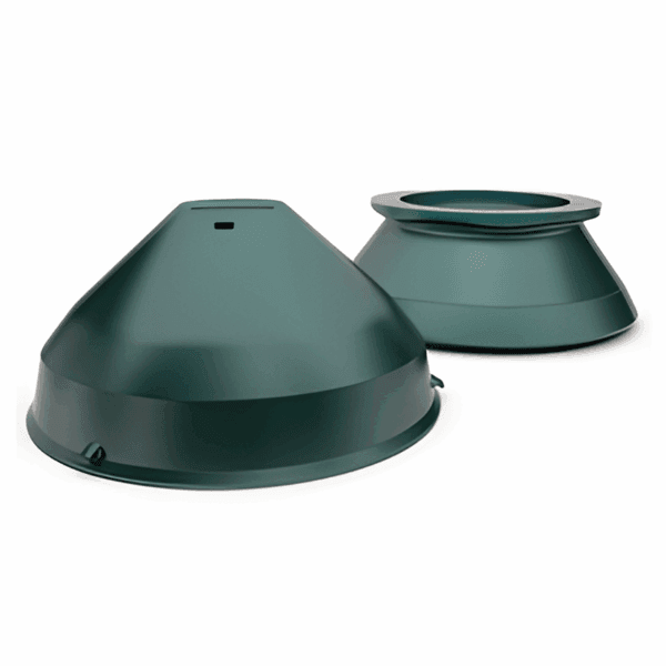 Износостойкие детали конусной дробилки Metso Nordberg HP для футеровки и чаши